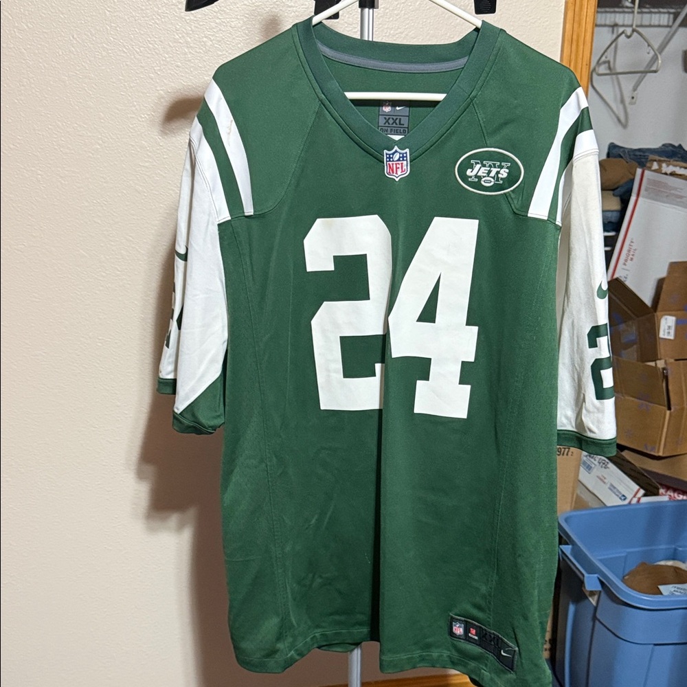 NFL Green On-Field Jersey XXL Revis‎